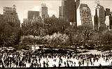 new york skating BW
